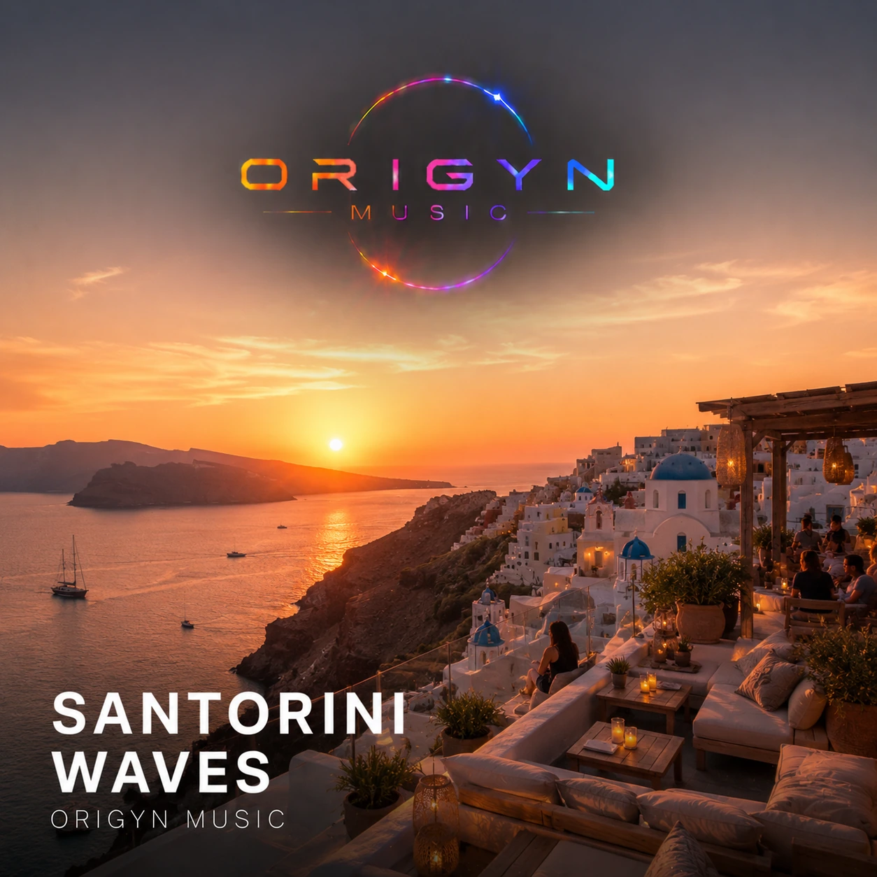Pochette playlist Santorini Waves
